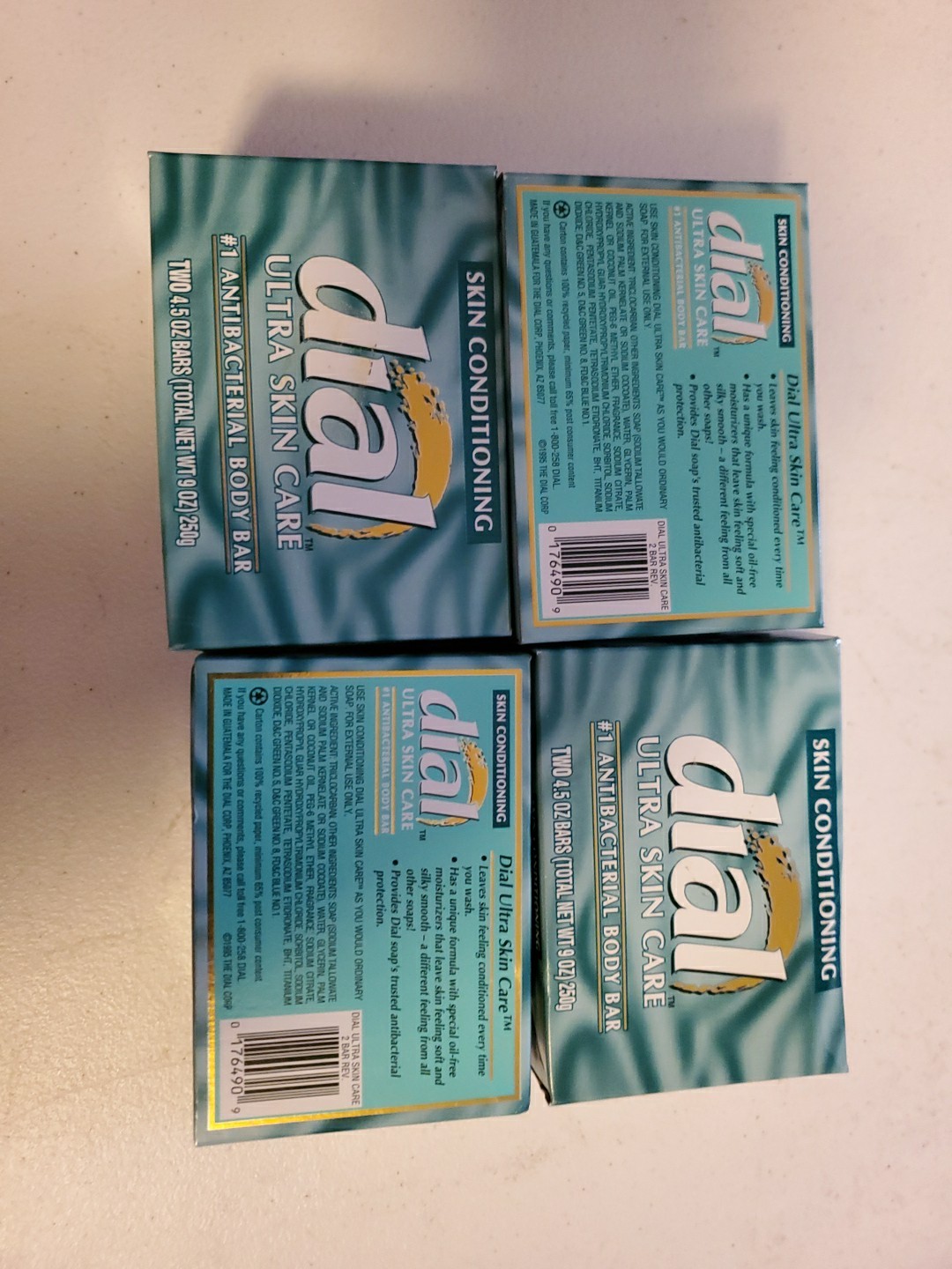 Lot Of 8 Vintage 1995 Dial Ultra Skin Care Bar Soaps – 4 Packs Antibacterial