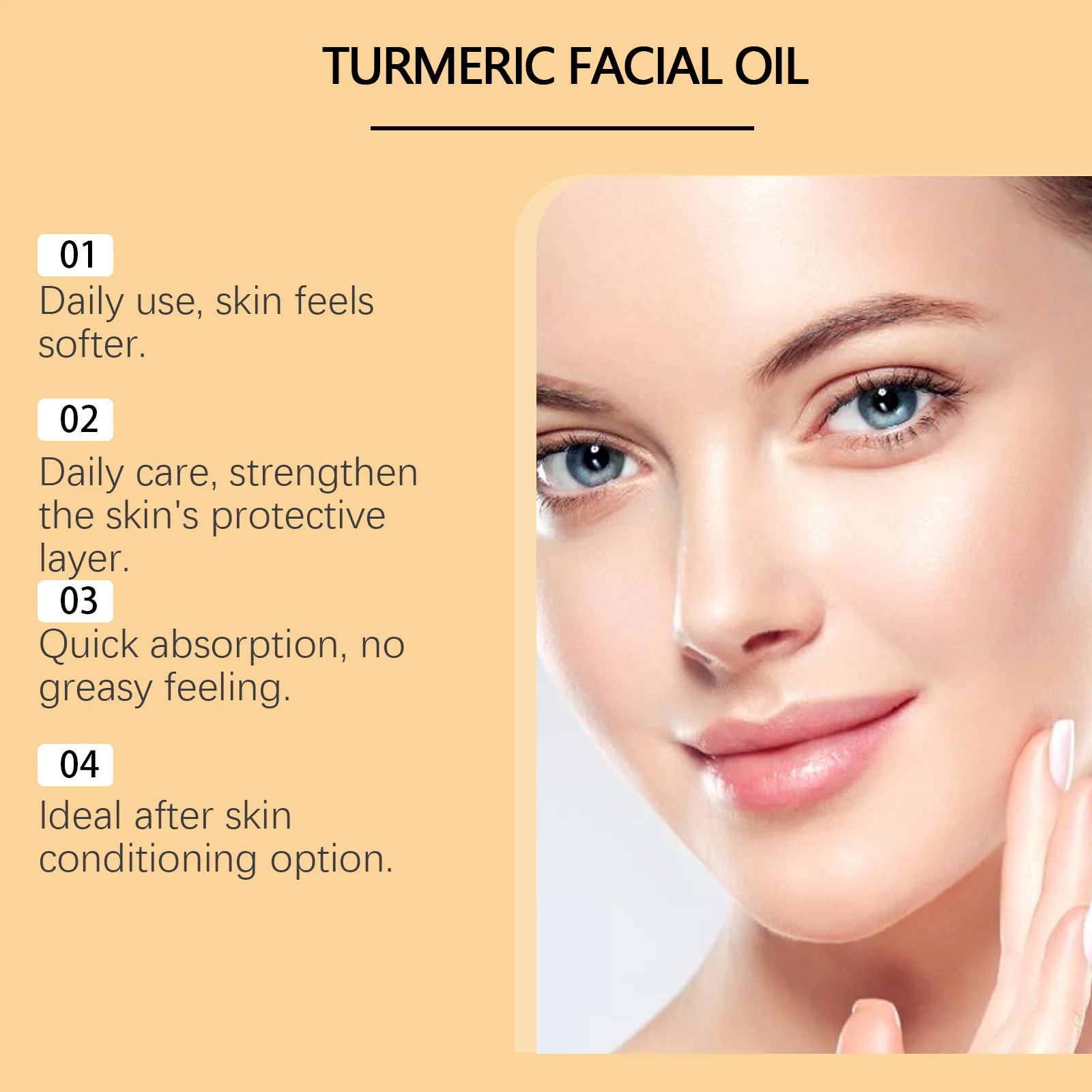 Turmeric Skincare Set Body Soap anti Acne Dark Spot Corrector Improve Dry Skin M