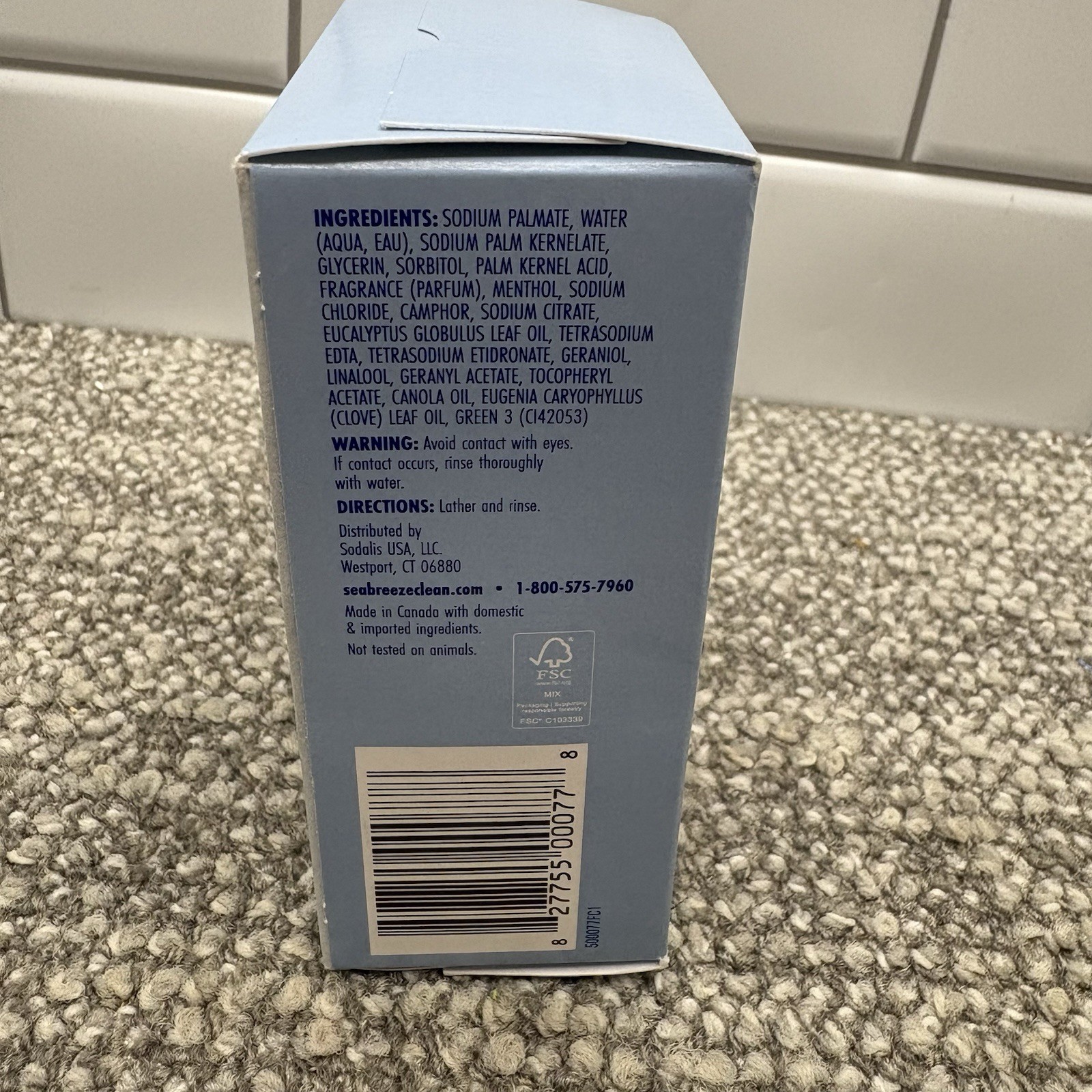 Sea Breeze Classic Clean Toning and Clarifying Moisture Bar 6.5 oz