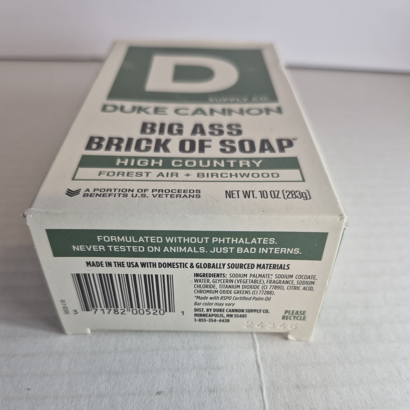 Heavy Grit Deep Cleaning Brick of Soap for Men – Aloe Vera + Shea Butter – Manda