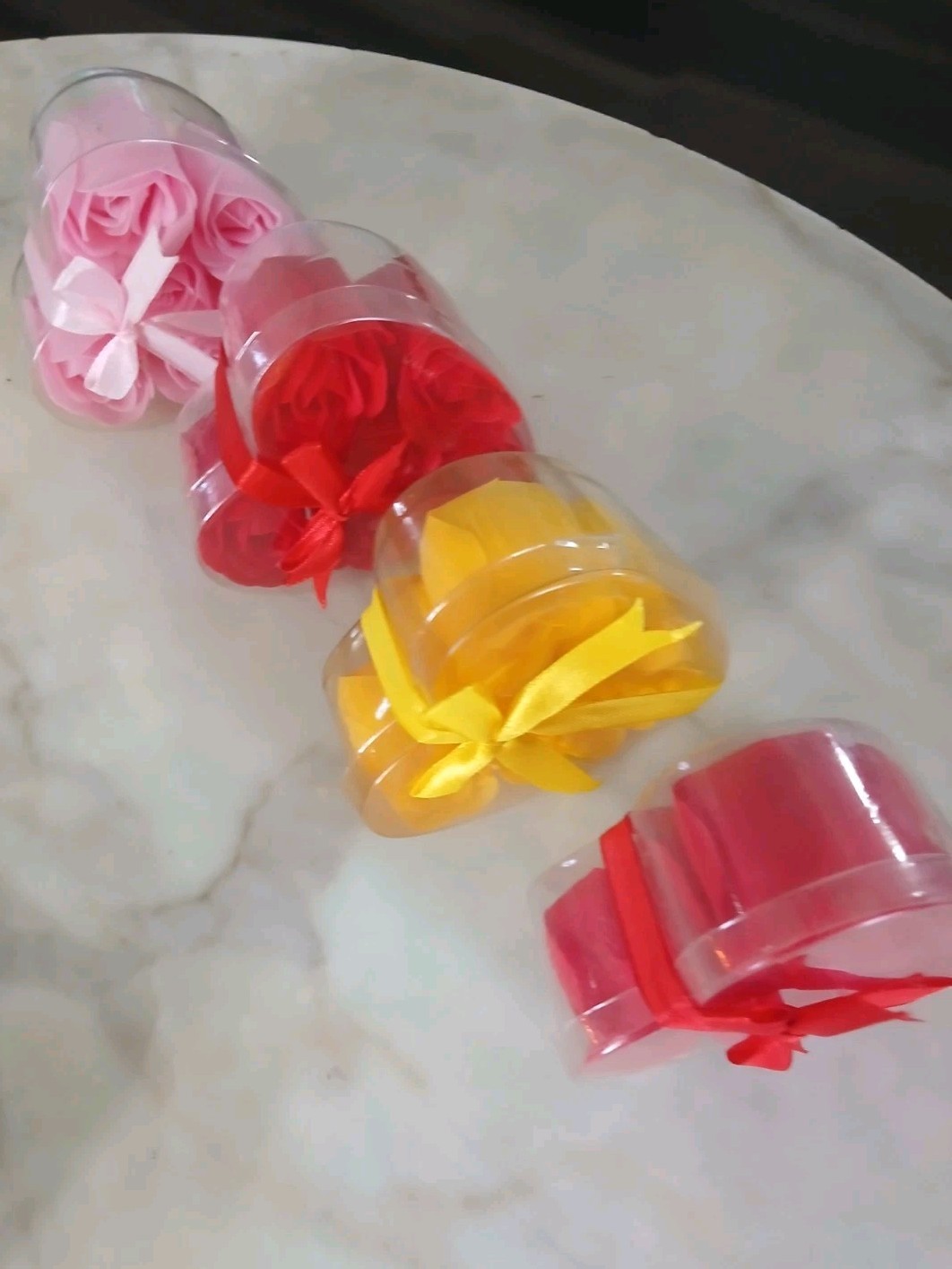 Rose Bud Flowers Made From Real Soap Listing Is For 4pks As Shown In Photo 1 New