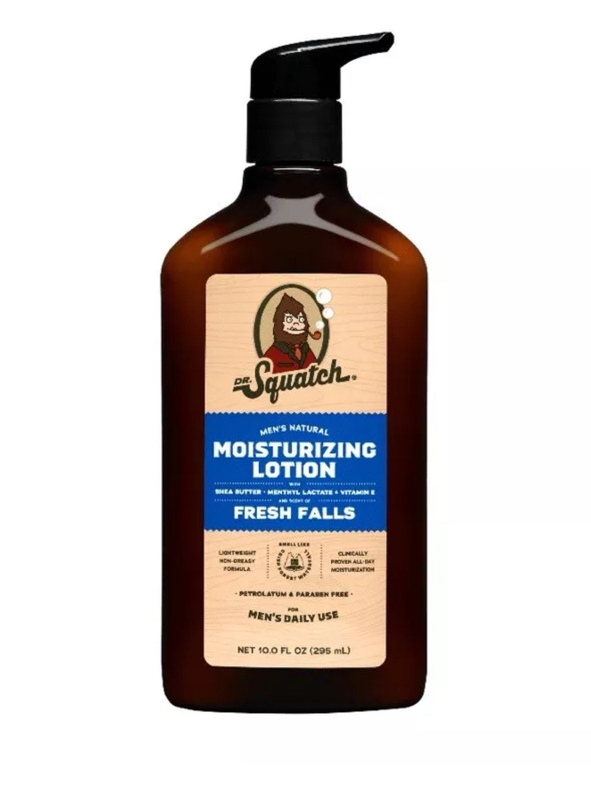 Brand New Dr. Squatch FRESH FALLS Men’s Natural Lotion Made in the USA