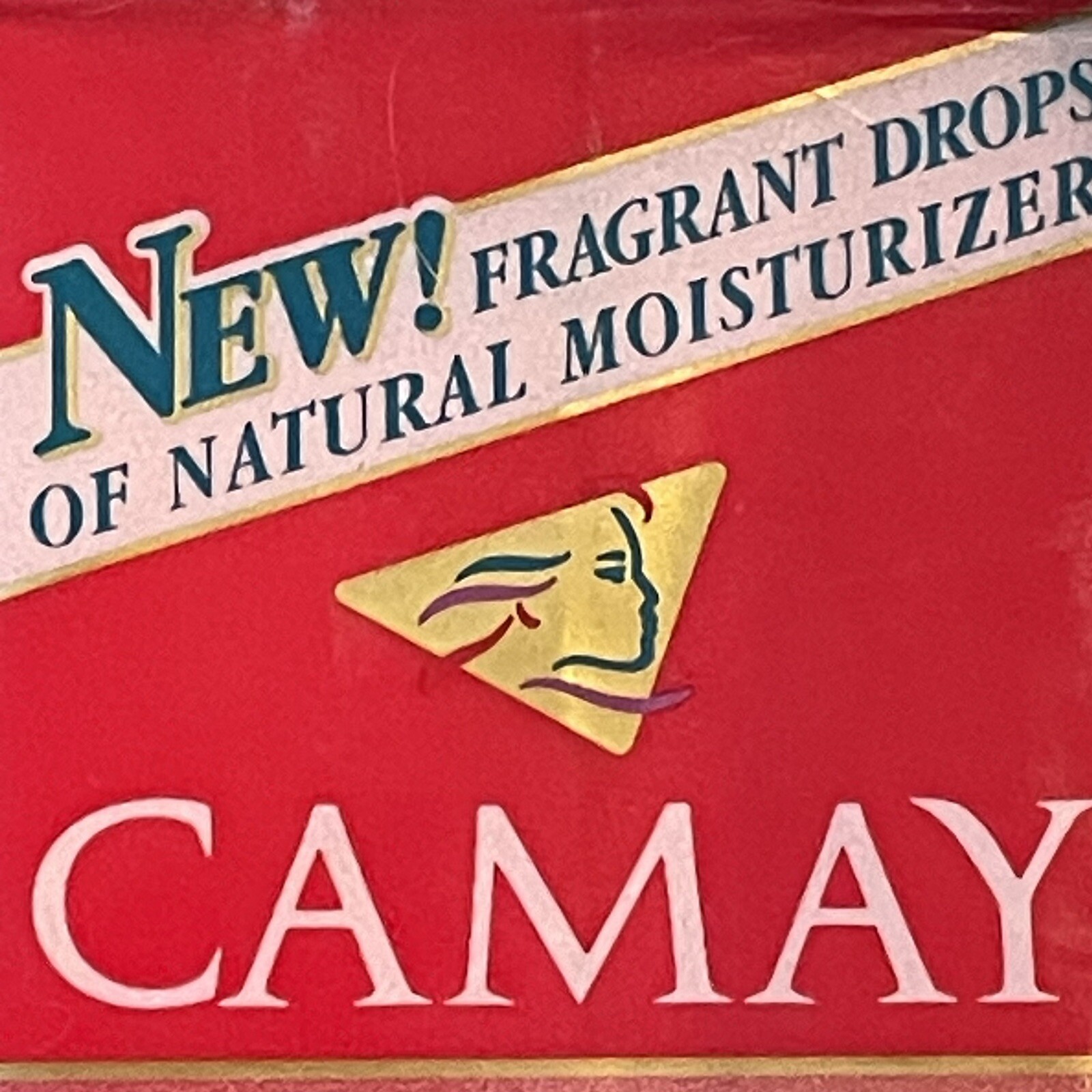 Vintage Camay Soap Pink Classic Fragrance Drops Beauty Large Bars (4.5 Oz) 2 Box