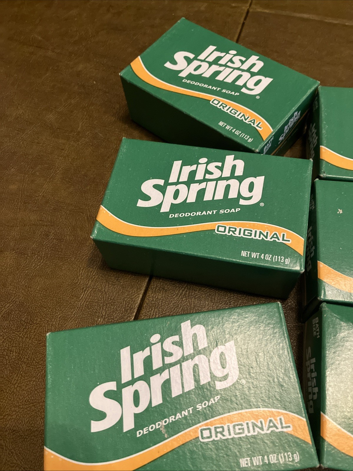 Irish Spring Original Deodorant Bar Soap, No Flax Discontinued, Lot Of 9