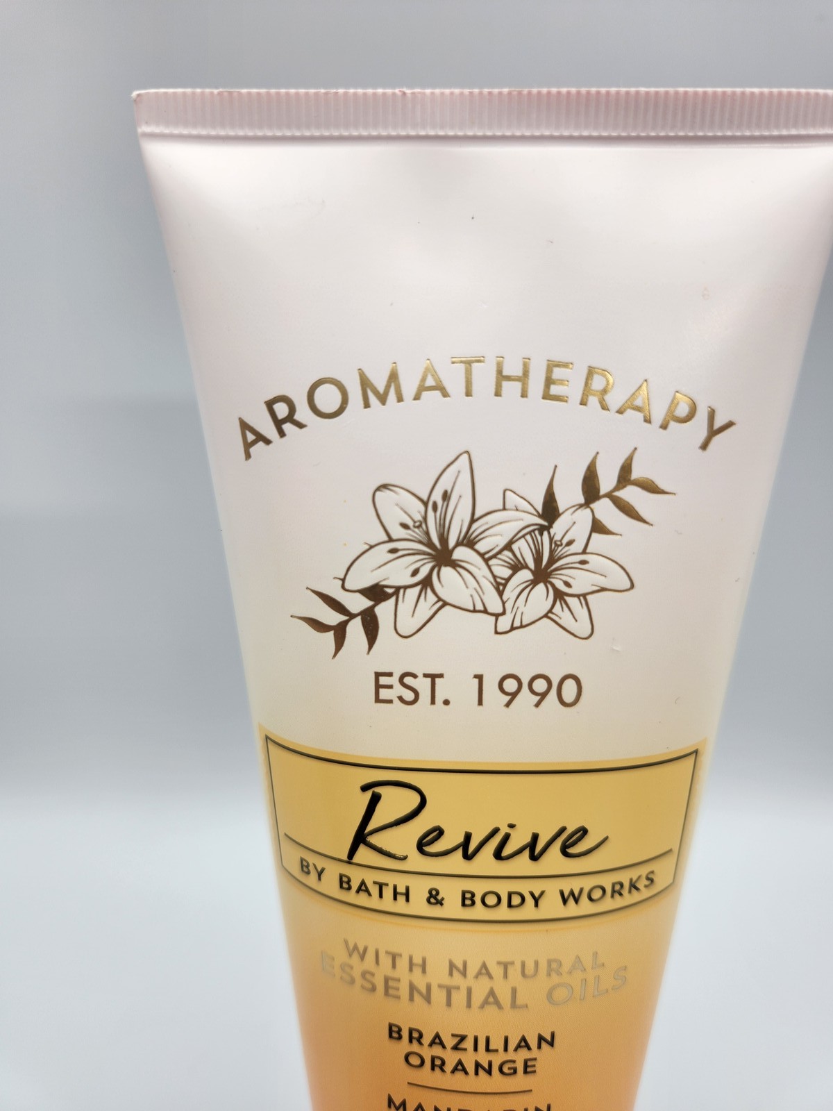Bath & Body Works Aromatherapy Revive Body Cream 8oz Brazilian Orange MandarinF3