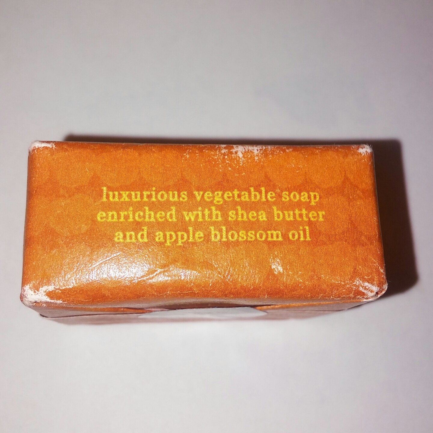 APPLE CIDER SHEA BUTTER SOAP 1.9 OZ. 53 GR. VEGETABLE SOAP SHEA BUTTER APPLE OIL