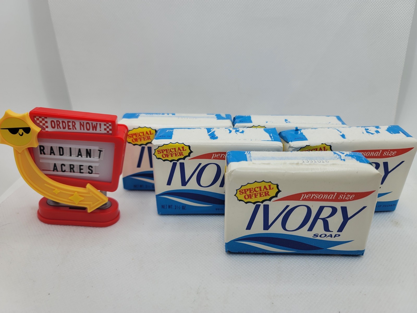 Vintage Ivory Bar Soap Personal Size 3.5 oz. 5 new Bars Never Used 1980s sealed