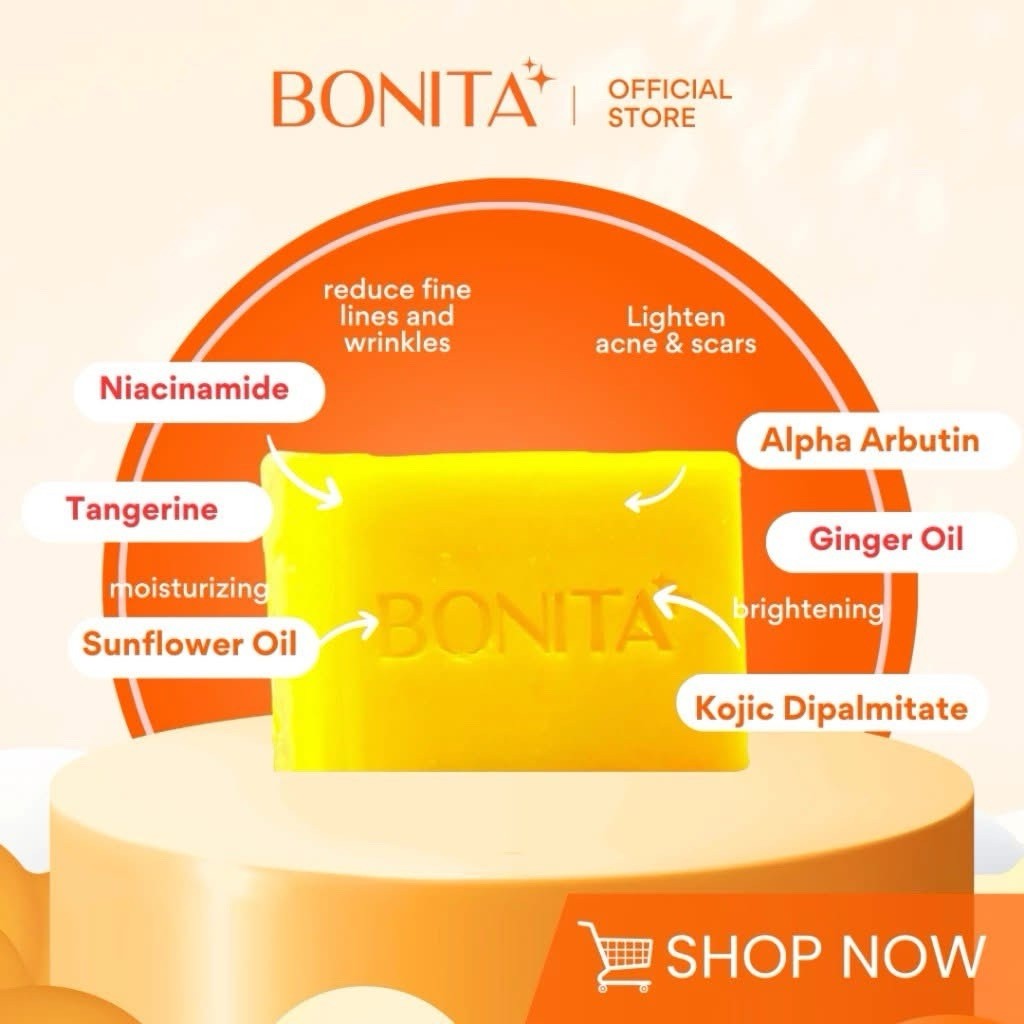 Bonita Sunflower & Niacinamide Mineral Soap Bar (80g X 2bars)