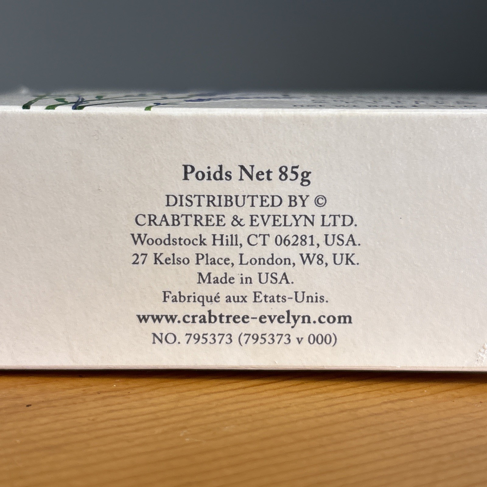 Crabtree & Evelyn Lavender Triple Milled Bar Soap 85g, 3oz. New In Box