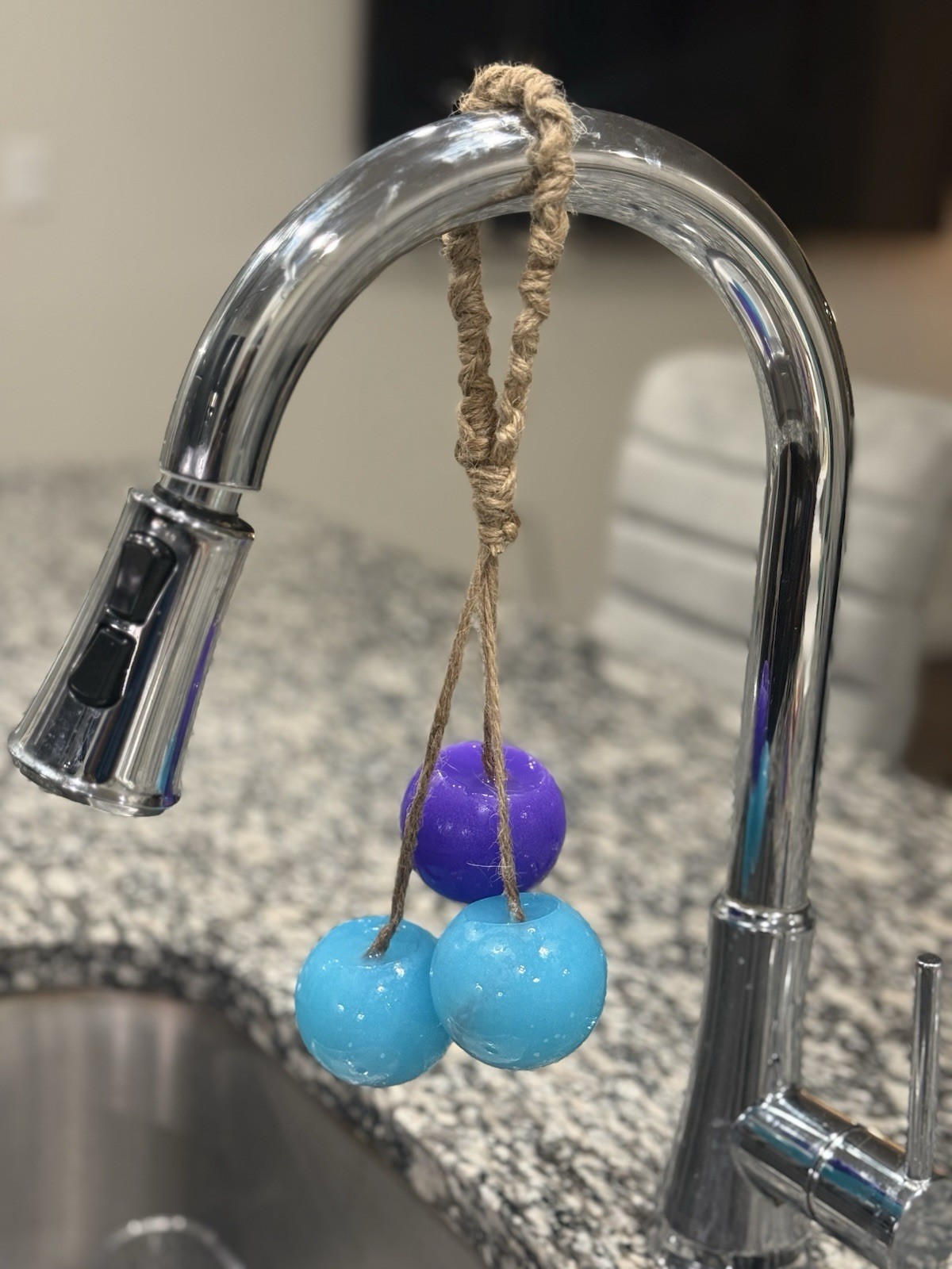 Handmade Soap Balls on Rope – Colorful Hanging Bath Gift Set