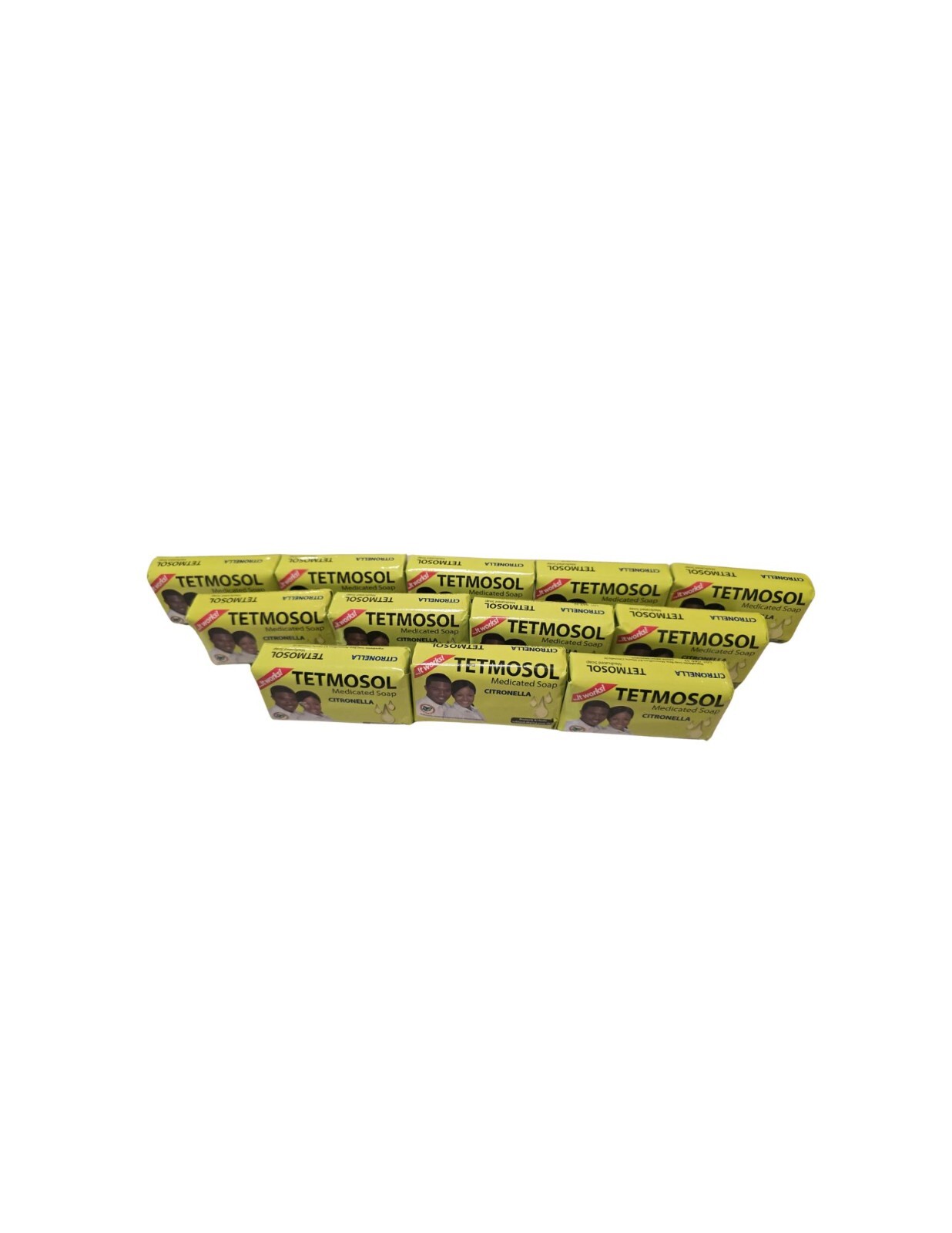 Tetmosol Medicated Citronella Soap 12/pack Soaps 75grm