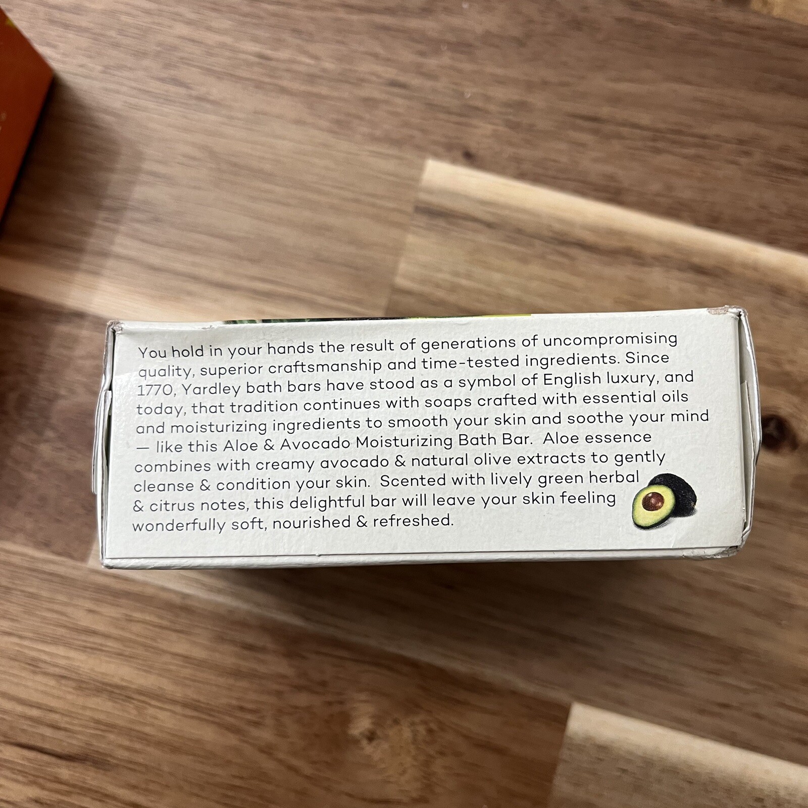 3 Bars Yardley Bar Soap 1 Orange Spice 2 Aloe & Avocado 4.25 Oz Each