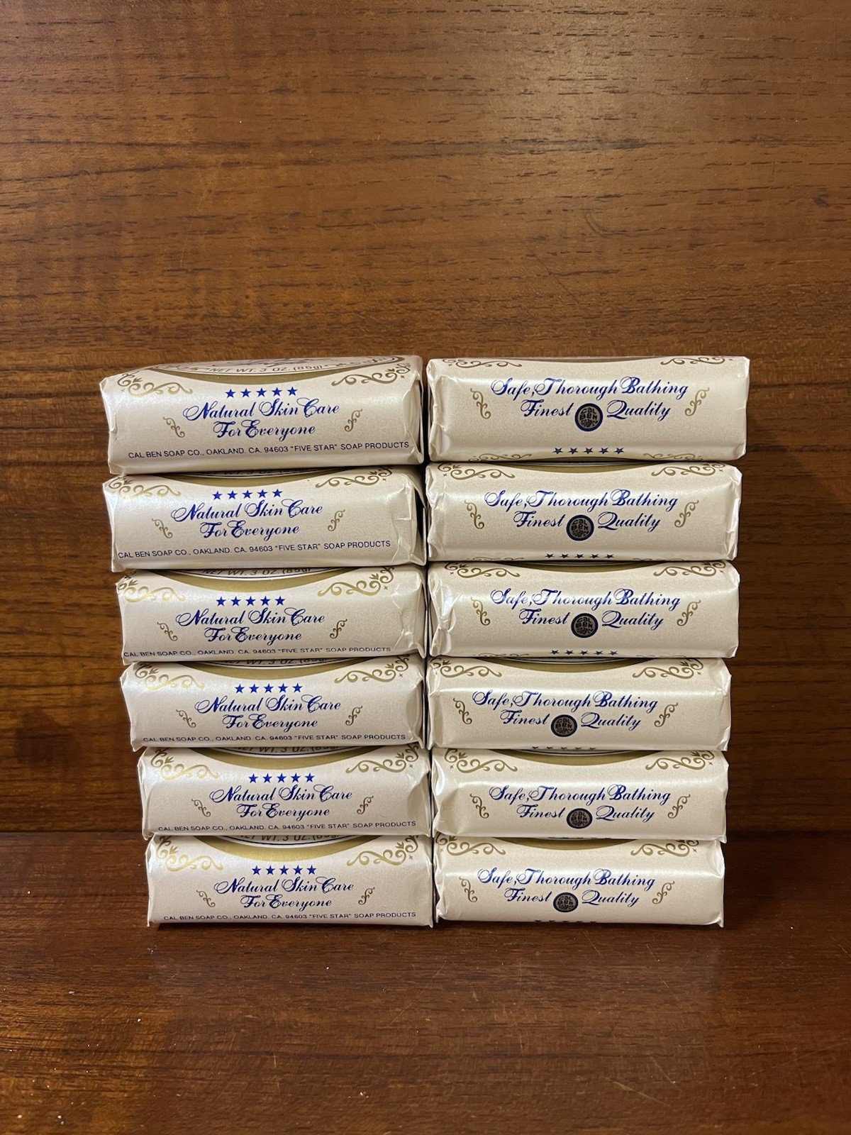 Cal Ben Complexion Beauty Pure Soap Bar 3 oz Each All Natural Set of 12 Sealed