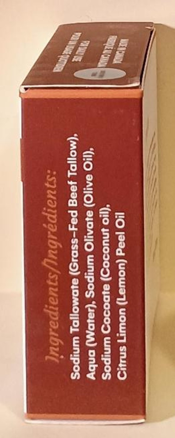Based Supplies Tallow Soap All Natural & Organic, 100% Grassfed, 5oz Bar