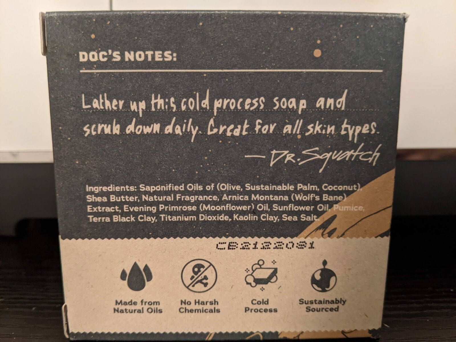 Dr. Squatch Moon Rock Soap Men’s Natural Soap – LIMITED EDITION SALE! 1 Bar 5oz