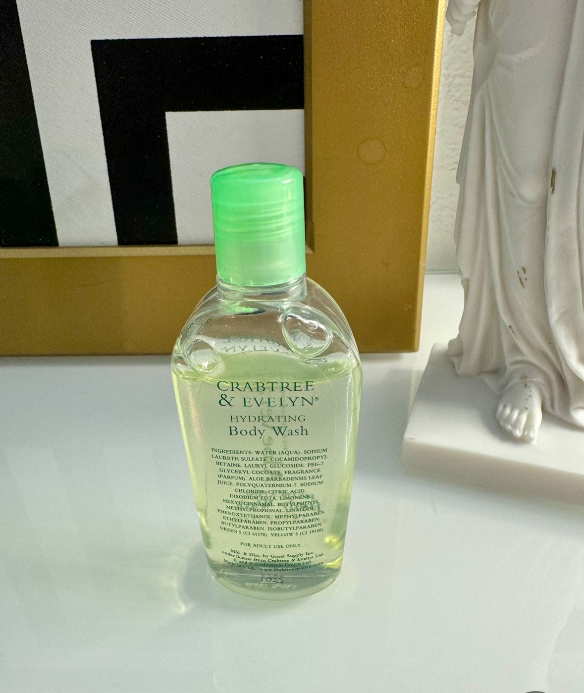 Crabtree & Evelyn Aloe Vera Hydrating Body Wash 1.75 X 8 = 14 oz total NEW/NOS!