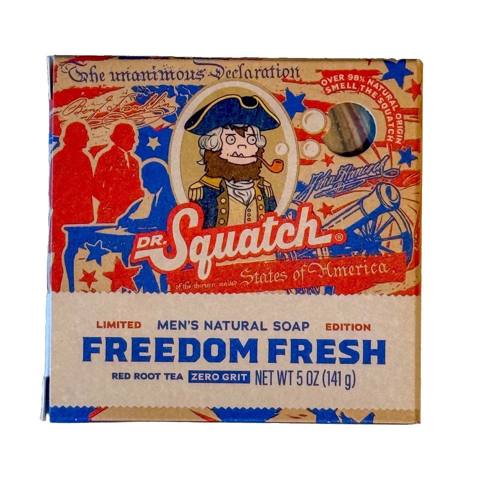 Dr. Squatch Freedom Fresh Soap (2 Pack) – Rare Discontinued Limited Edition Lot