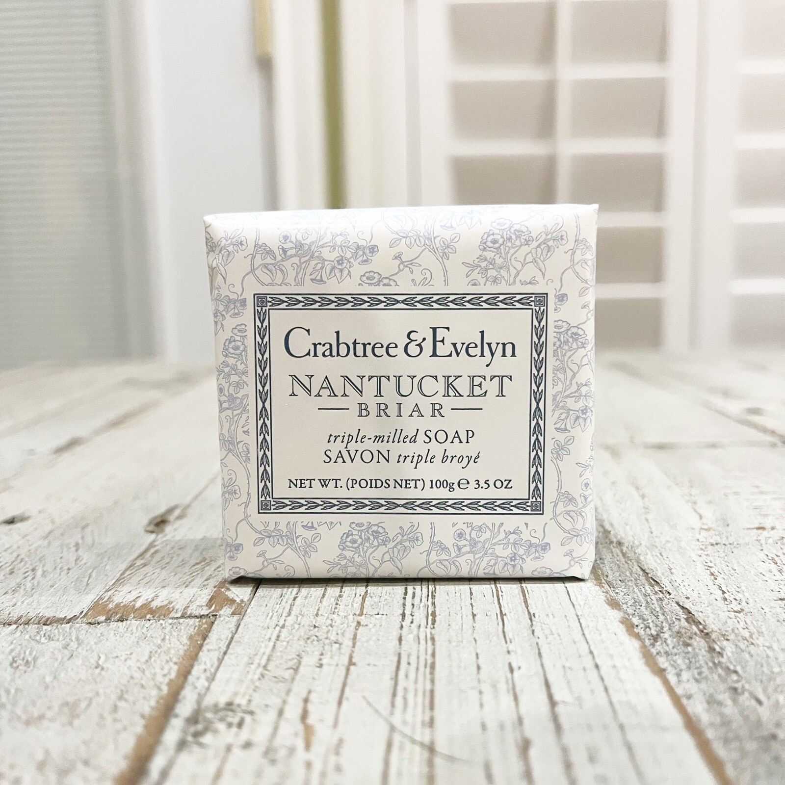 Crabtree & Evelyn Nantucket Briar Body Mist 10mL and Soap 3.5oz Boxed Set NEW