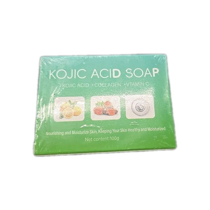 6x Kojic Acid BRIGHTENING Soap Bars Turmeric, Vitamin C & Collagen 100g EXP-2027