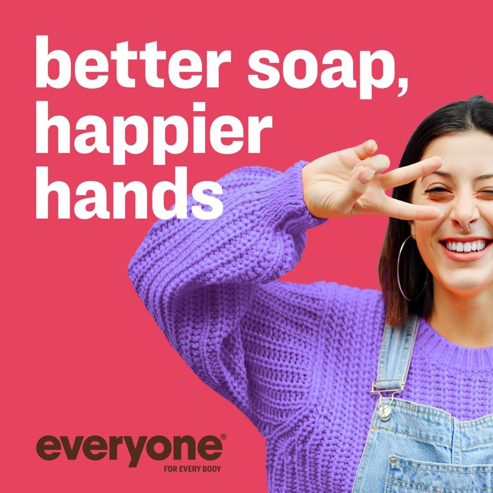 x2 Everyone Liquid Hand Soap, 12.75 Ounce (Pack of 1), Ruby Grapefruit, Plant-Ba