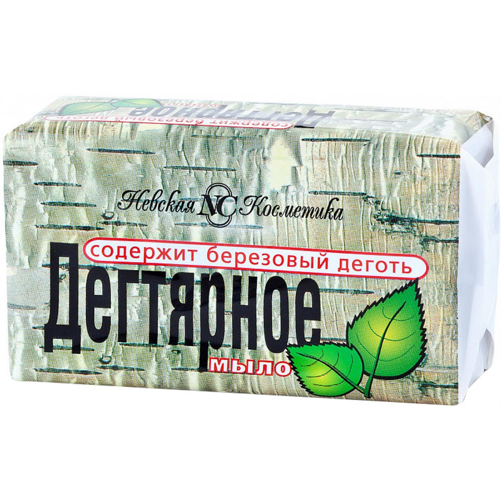 Natural Birch Tar Soap Degtyarnoe by Neva Cosmetics 140g/ 4.93oz
