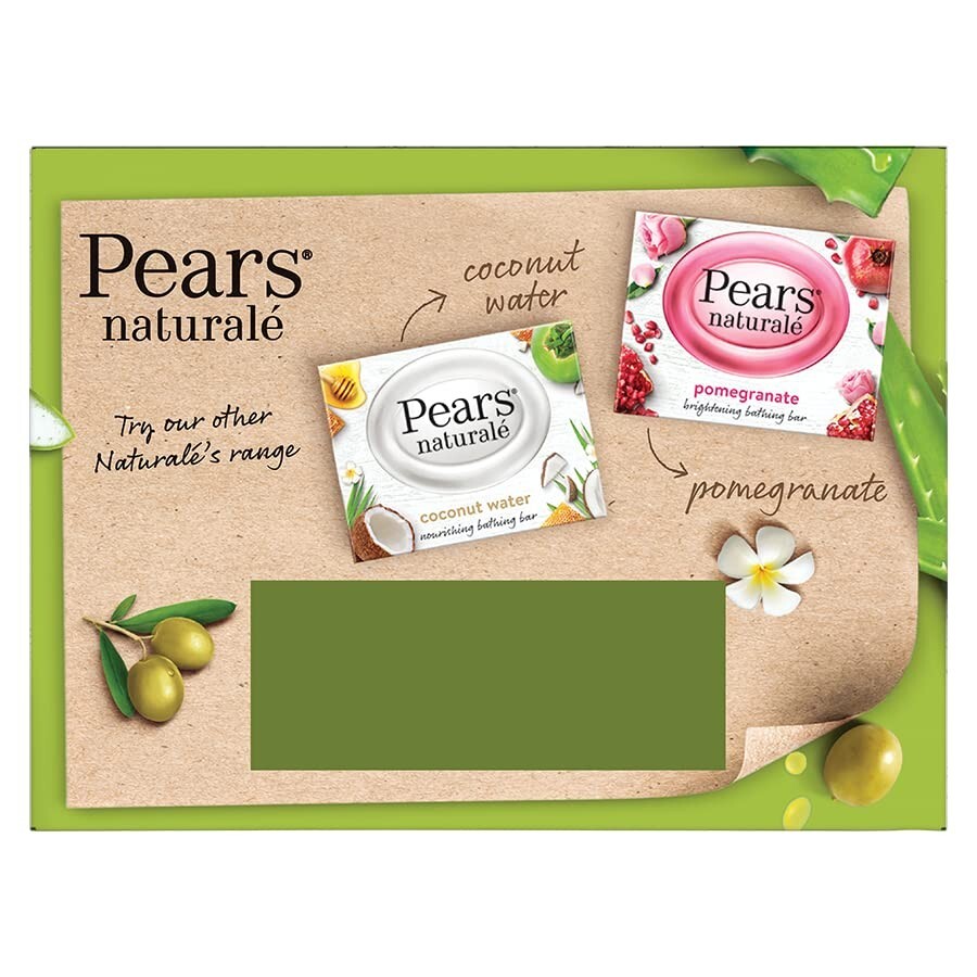 Pears Natural Detoxifying Soap Bar Aloe Vera 125g Pack of 4