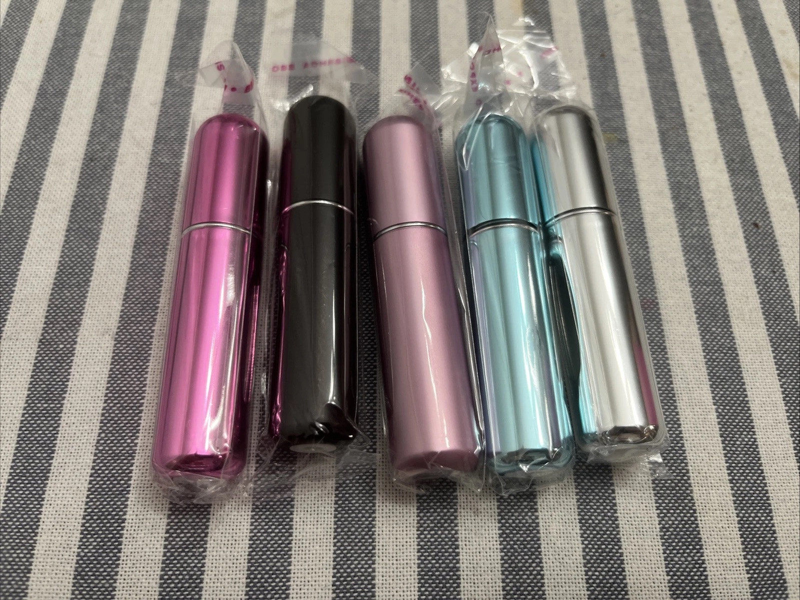 5 Pack 6ml Travel Refillable Perfume Atomizer Bottle for Spray Scent Pump Case
