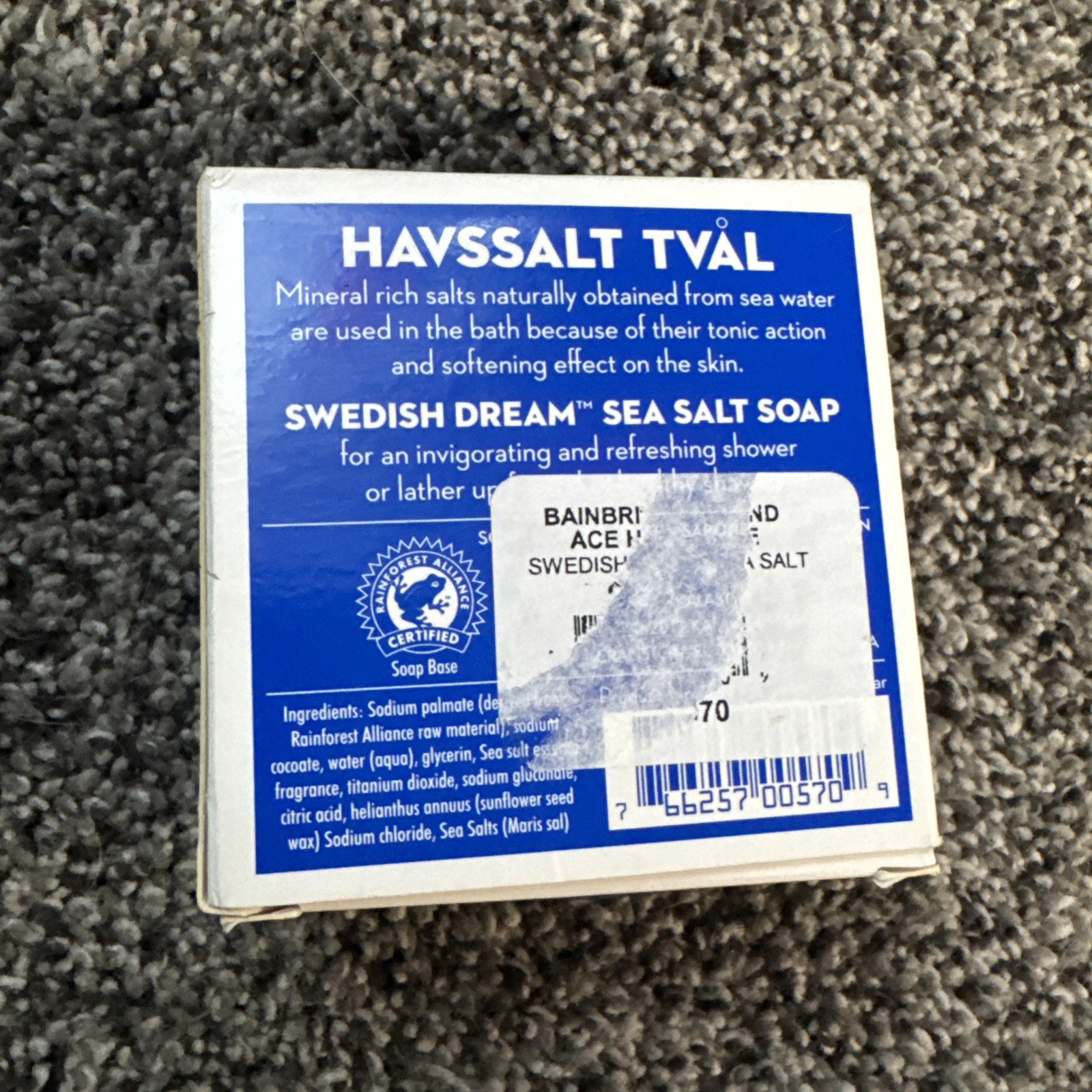 Swedish Dream Sea Salt Soap 4.3oz soap Set by Kala