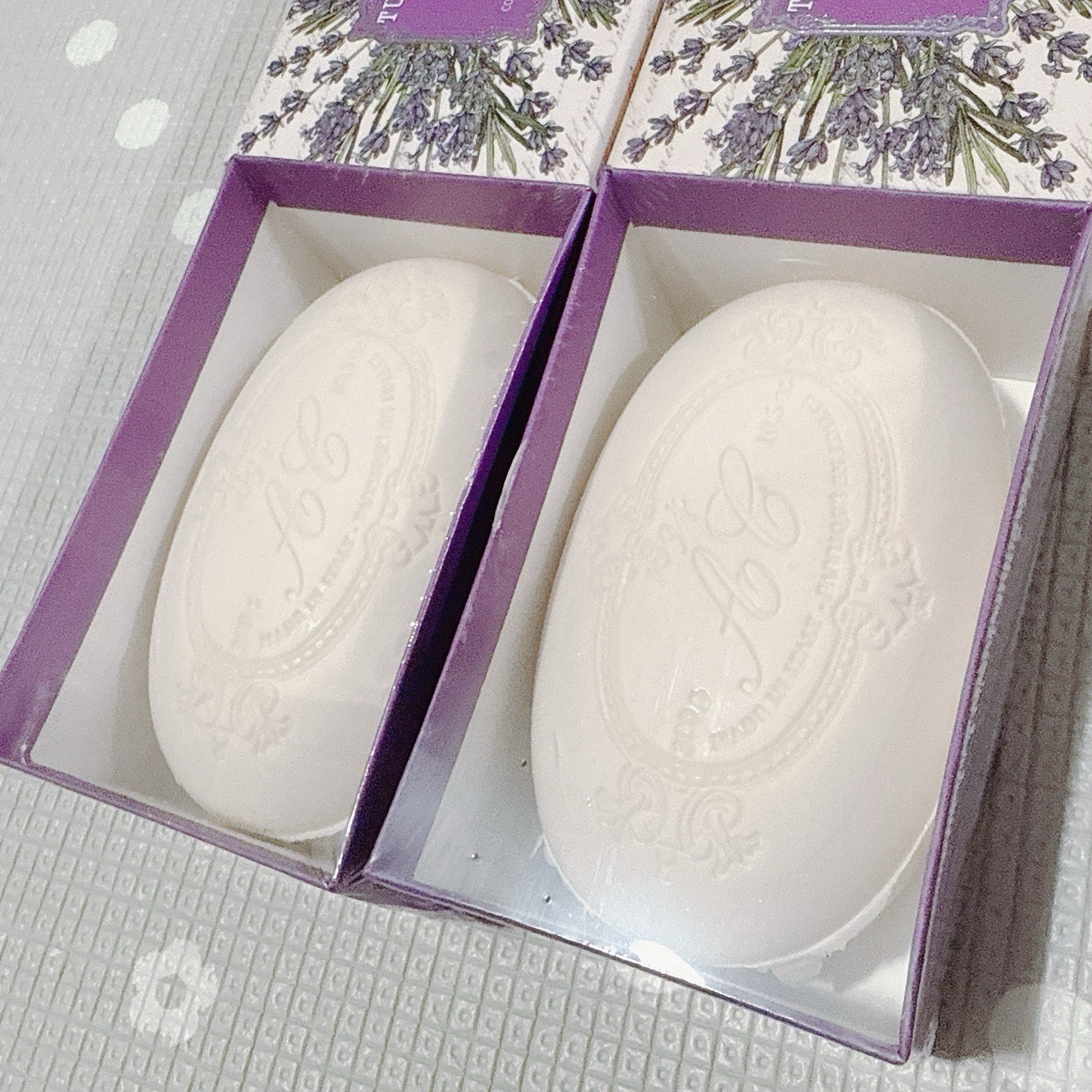 2 pcs SAPONERIE MARIO FISSI SRL 10.5 OZ Bar Soap: Tuscan Lavender Box Sealed