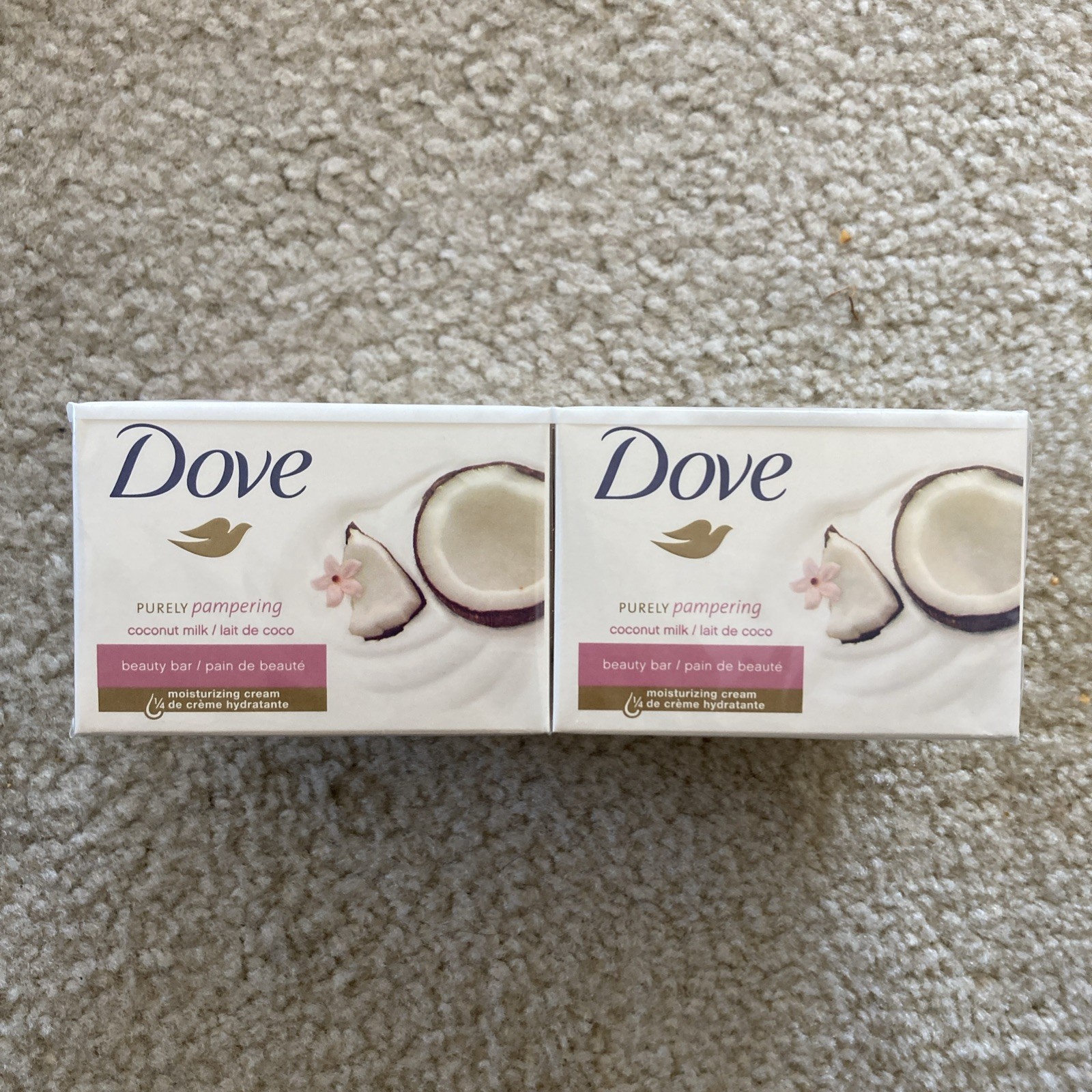 Dove Purely Pampering Coconut Milk & Jasmine Petals Scent 6 3.75oz Bars