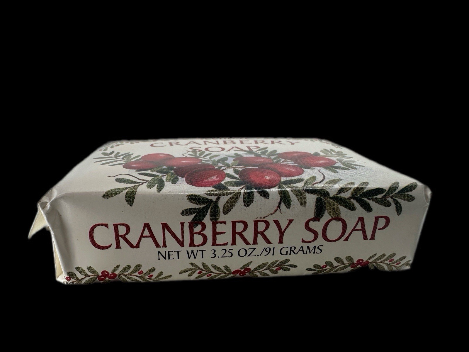 Cape Shore Cranberry Scented Soap Bar 3.25 oz Discontinued Vintage Made in USA