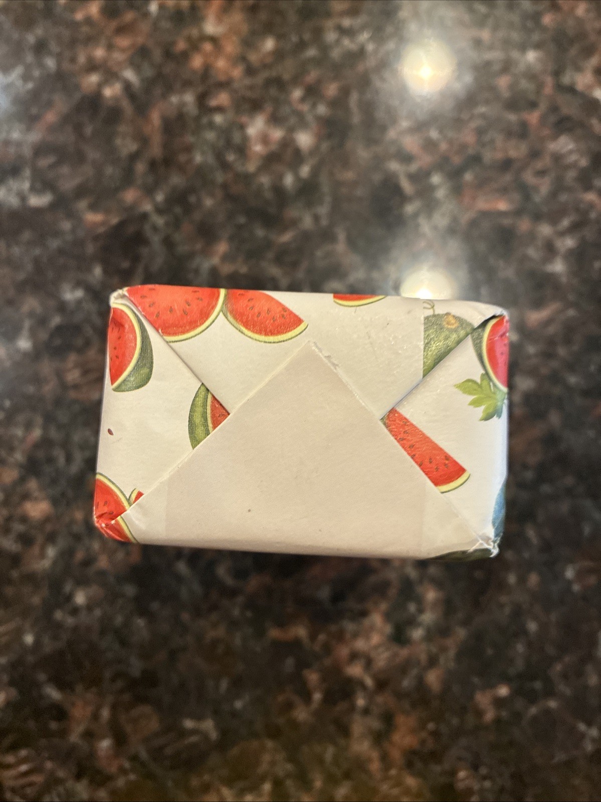 CASA DOS AROMAS WATERMELON Triple Milled Scented Soap Bar 10.5 Oz Fresh