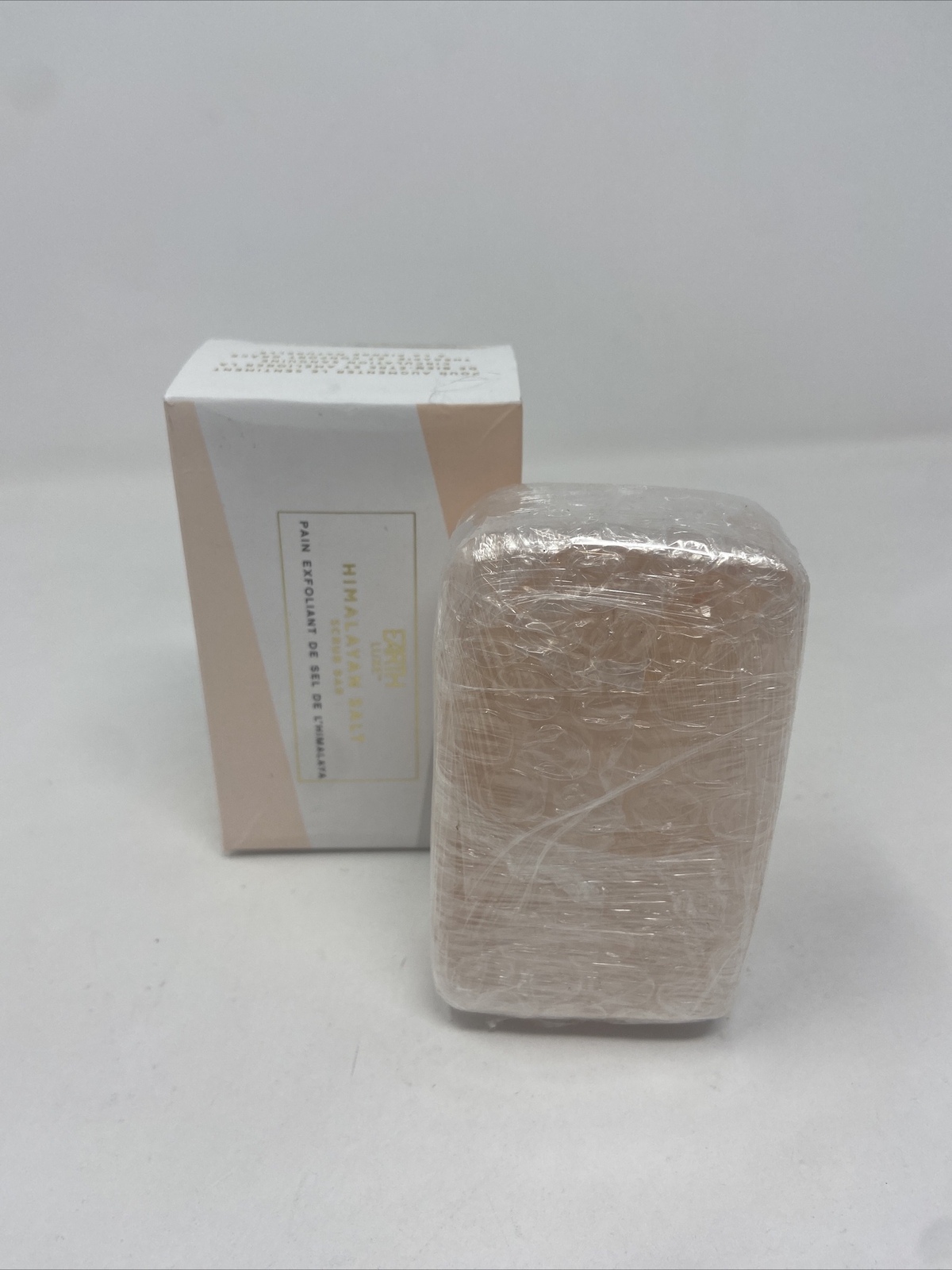 Earth Luxe Himalayan Salt Scrub Bar 84 Minerals Exfoliate & Reduce Cellulitis