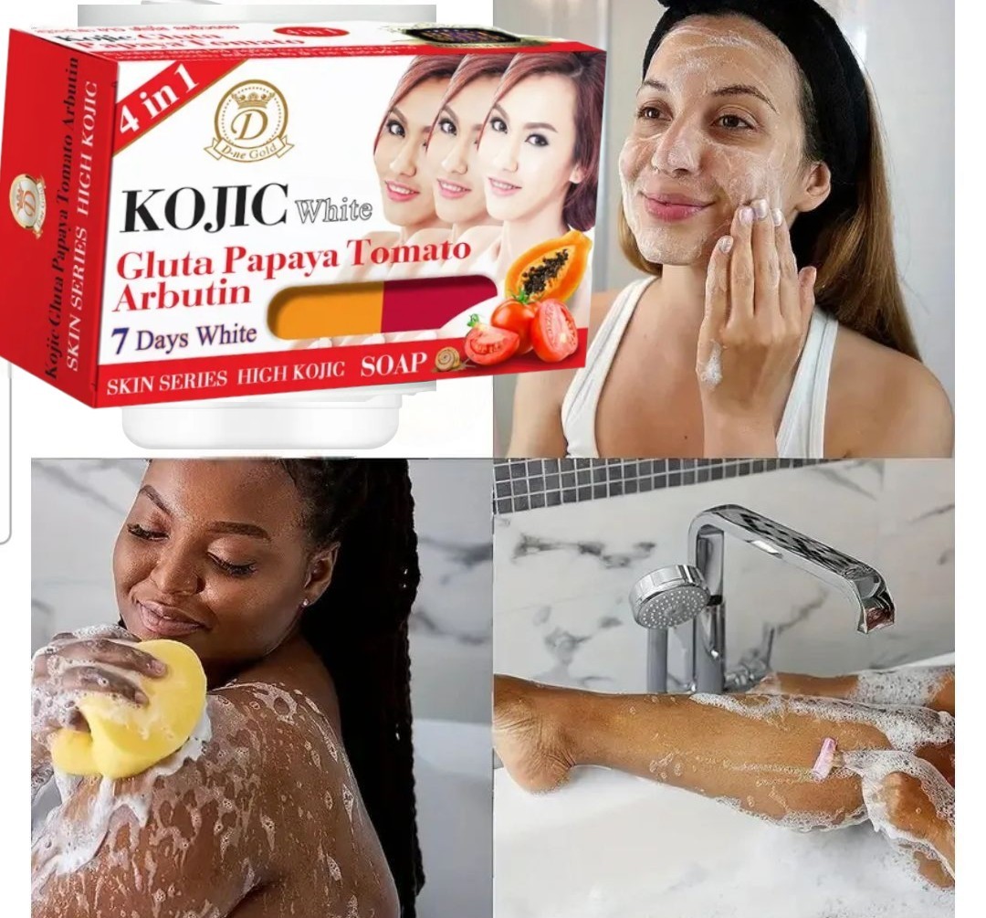 Kojic Arbutin Brightening Bar Soap Colla Skin Dark Spot Remover 160g [USA Stock]