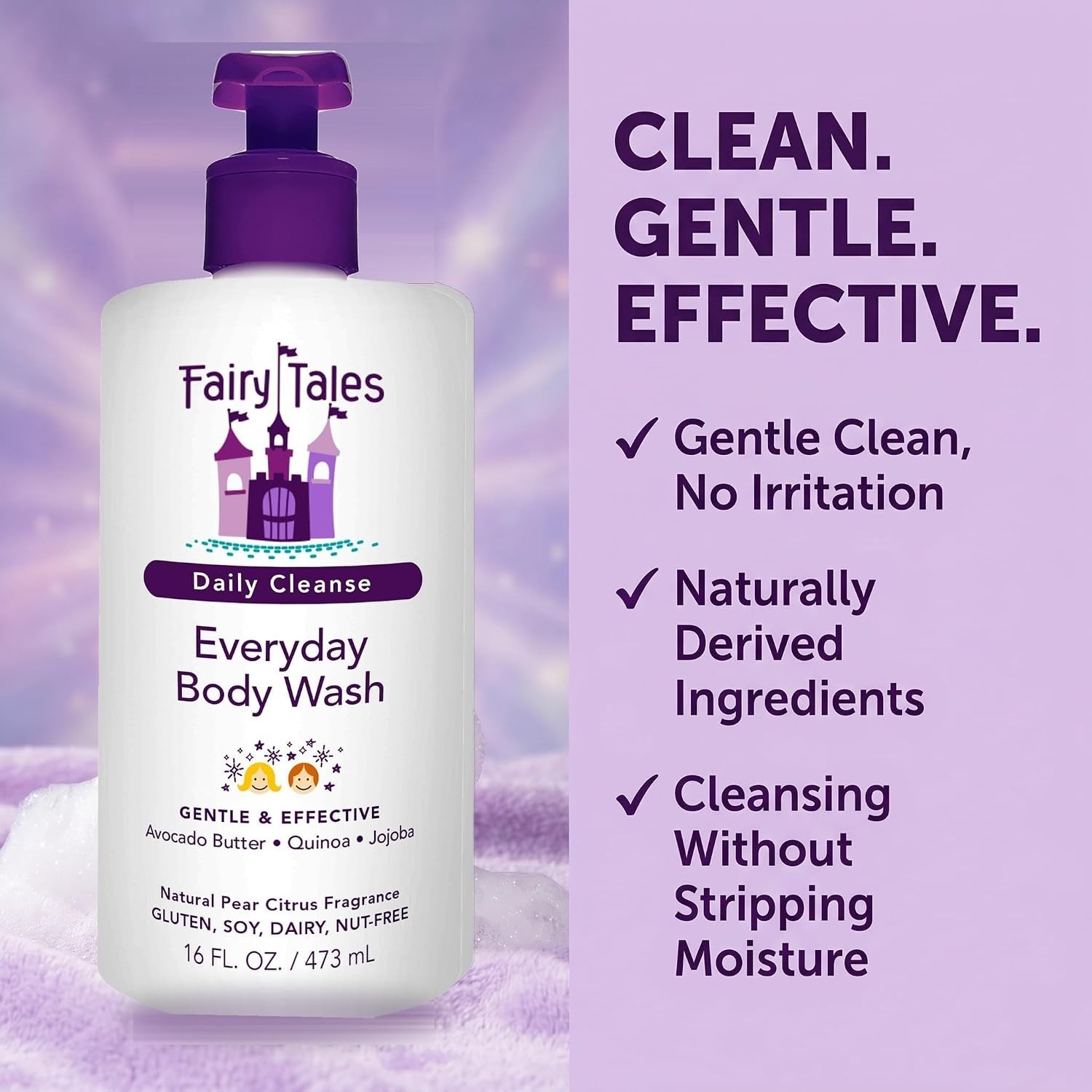 Daily Cleanse Kids Body Wash | Kids Soap With Gentle, Clean Natural Ingredien…