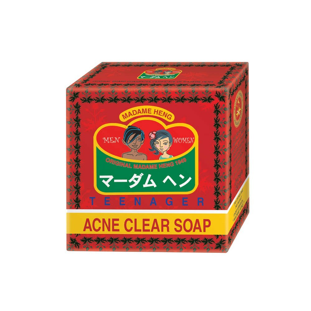 10 x MADAME HENG ACNE CLEAR SOAP HERBAL REDUCE FRECKLES PIMPLES WHITENING 150g