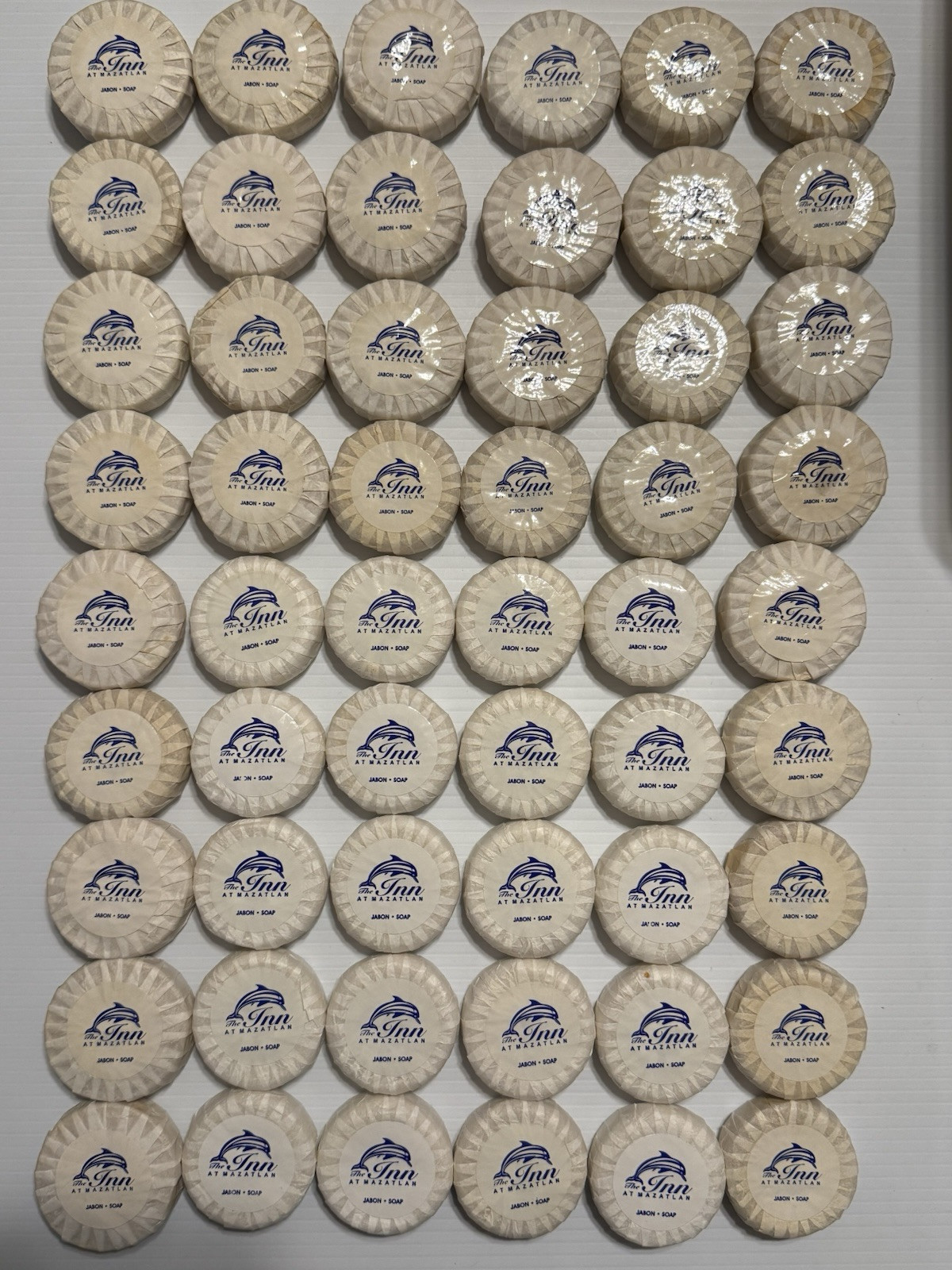 (56 BARS) NIB THE INN AT MAZATLAN JABON SOAP CLEANING BAR 1.60 OZ /45g TRAVEL SZ