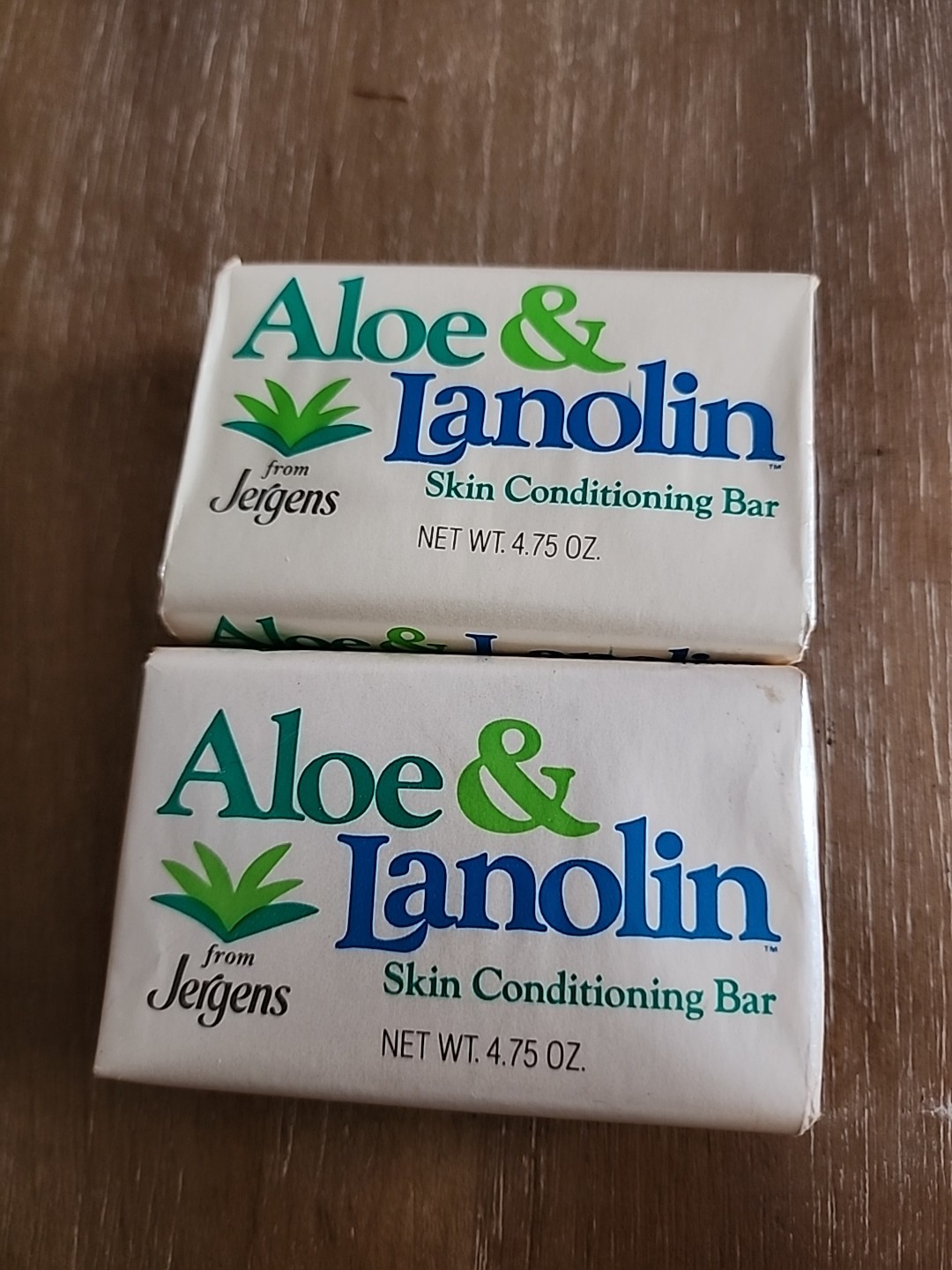 Jergens Aloe & Lanolin Soap Bar 4.75 New Old Stock 1984 Skin Conditioning