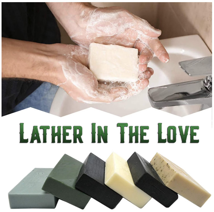 Pack of 6 pcs Purelis Mens Moisturizing Soap Bars Natural Organic Ingredients