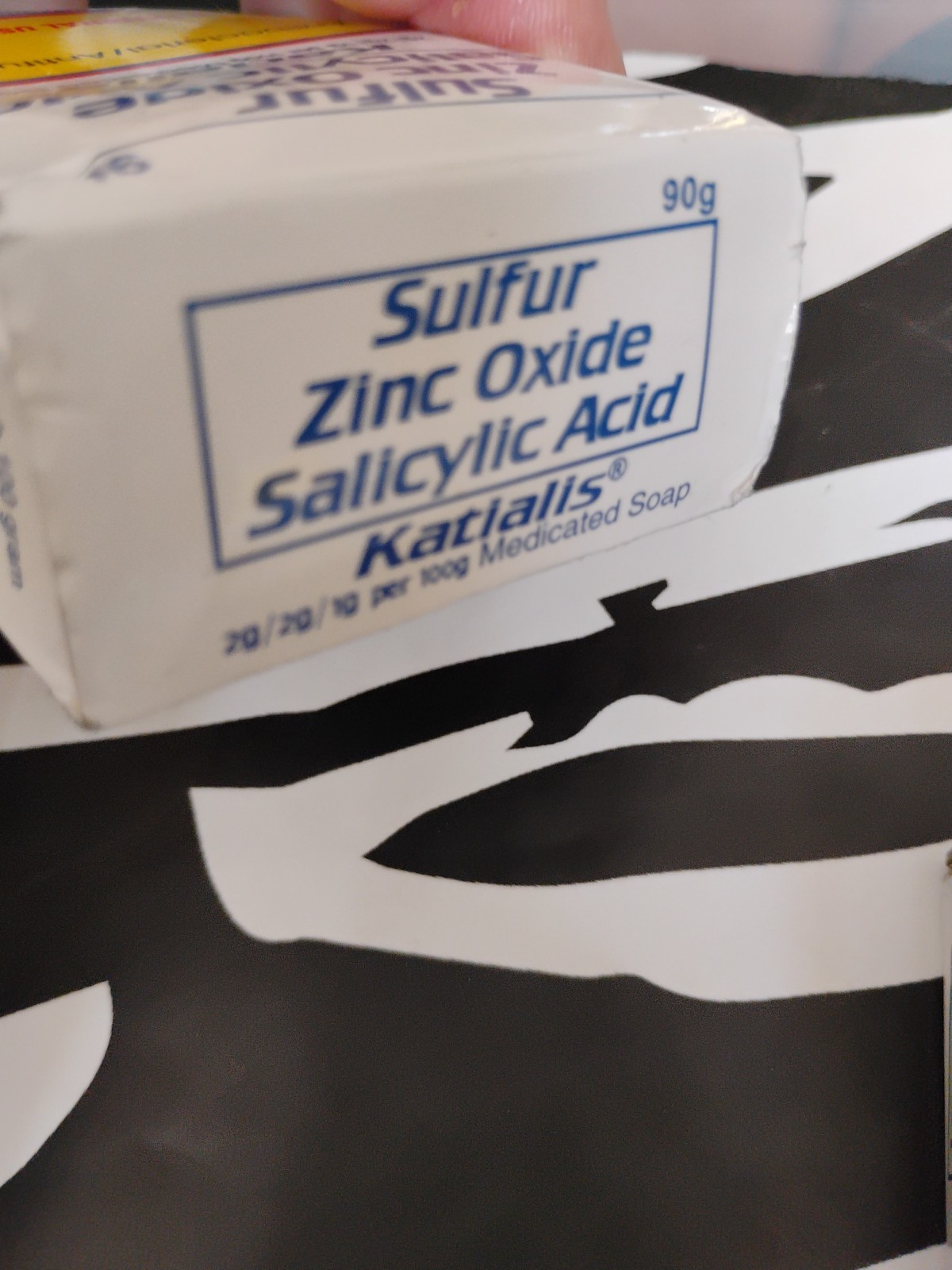 KATIALIS SOAP Pack of 2 Sulfur Zinc Oxide Salicylic Acid Anti Fungal Anti NIB