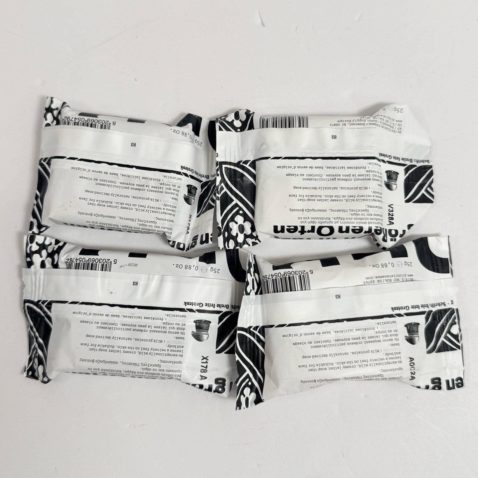KORRES MILK SOAP BAR 0.88 oz Lotion 1oz TRAVEL varies SIZE SET OF 13 READ