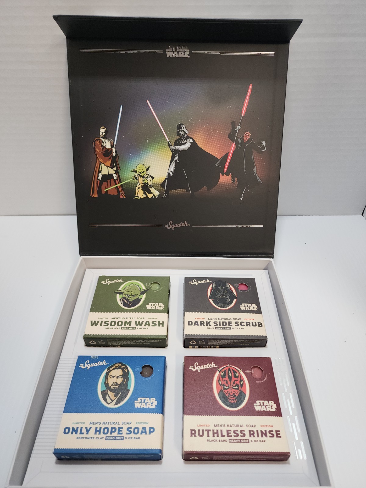 Dr. Squatch Star Wars Limited Edition Soap Set Collection 1 Four Bricks New