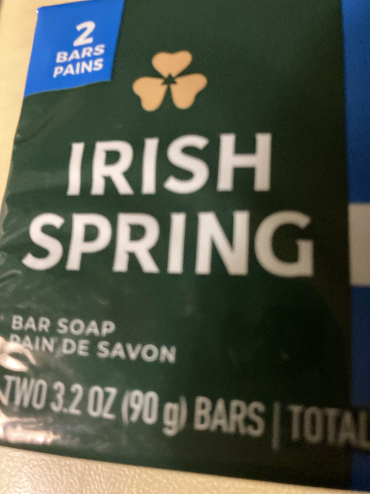 Irish Spring Original Scent Moisture Blast Bar Soap Pack of 2 – 3.2 oz Bars New