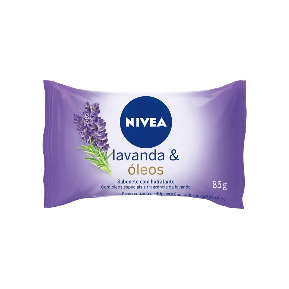 Nivea Sabonete em Barra Hidratante Lavanda e Óleos 85g