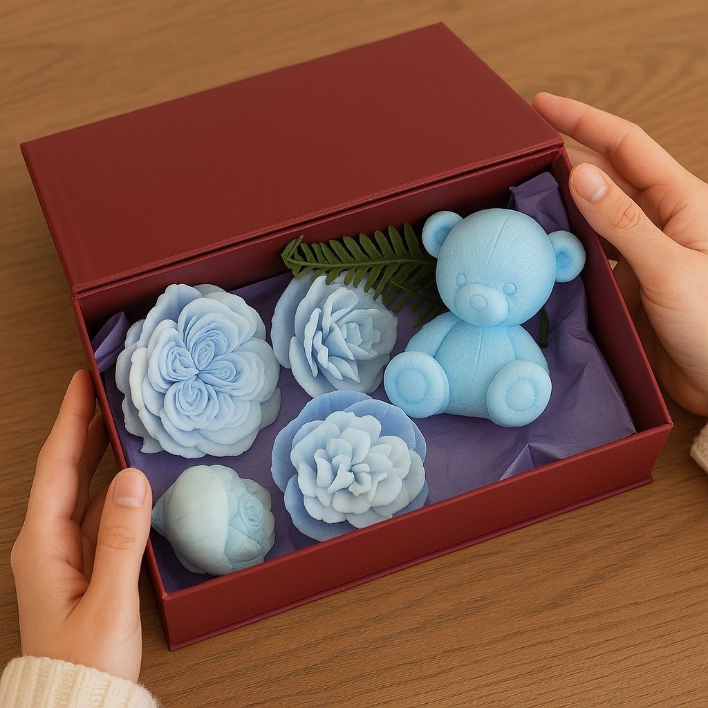 Baby soap set. 5 pieces