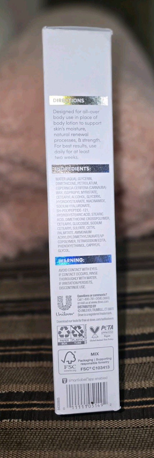 Dove Pro-Ceramide Repair Cream Serum Body Hyaluronic Acid 8 fl oz