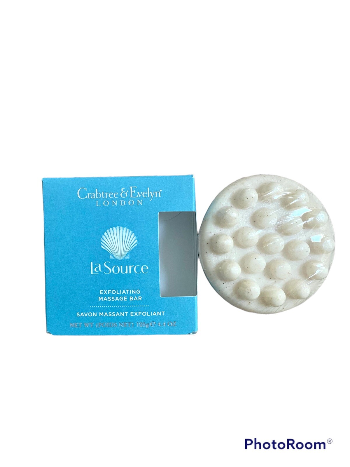 Crabtree & Evelyn La Source Exfoliating Massage Bar 4.4 OZ /125g Discontinued