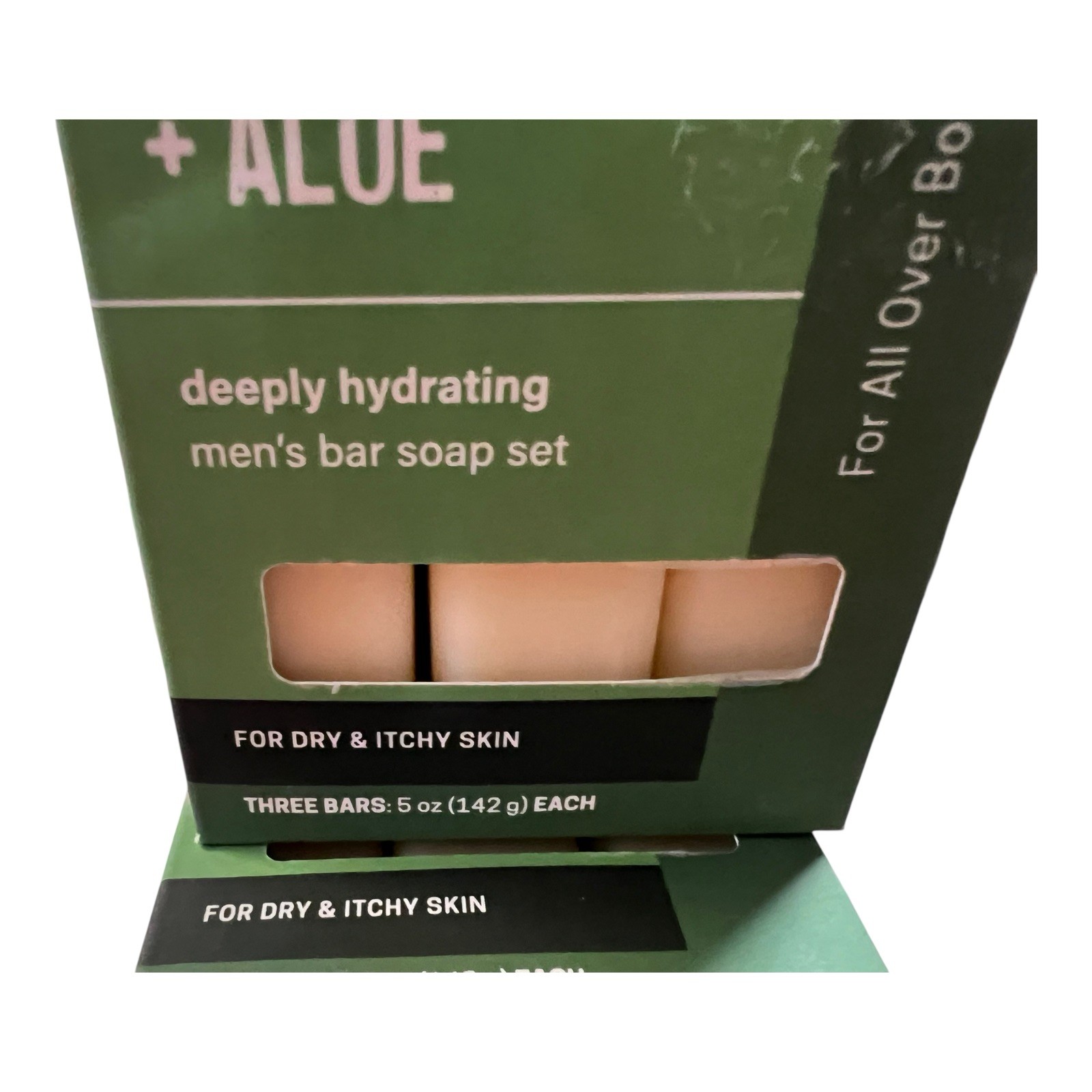 Provence Men Essentials Tea Tree + Aloe Bar Soap 3 Pack 5 Oz Each Deep Hydrating
