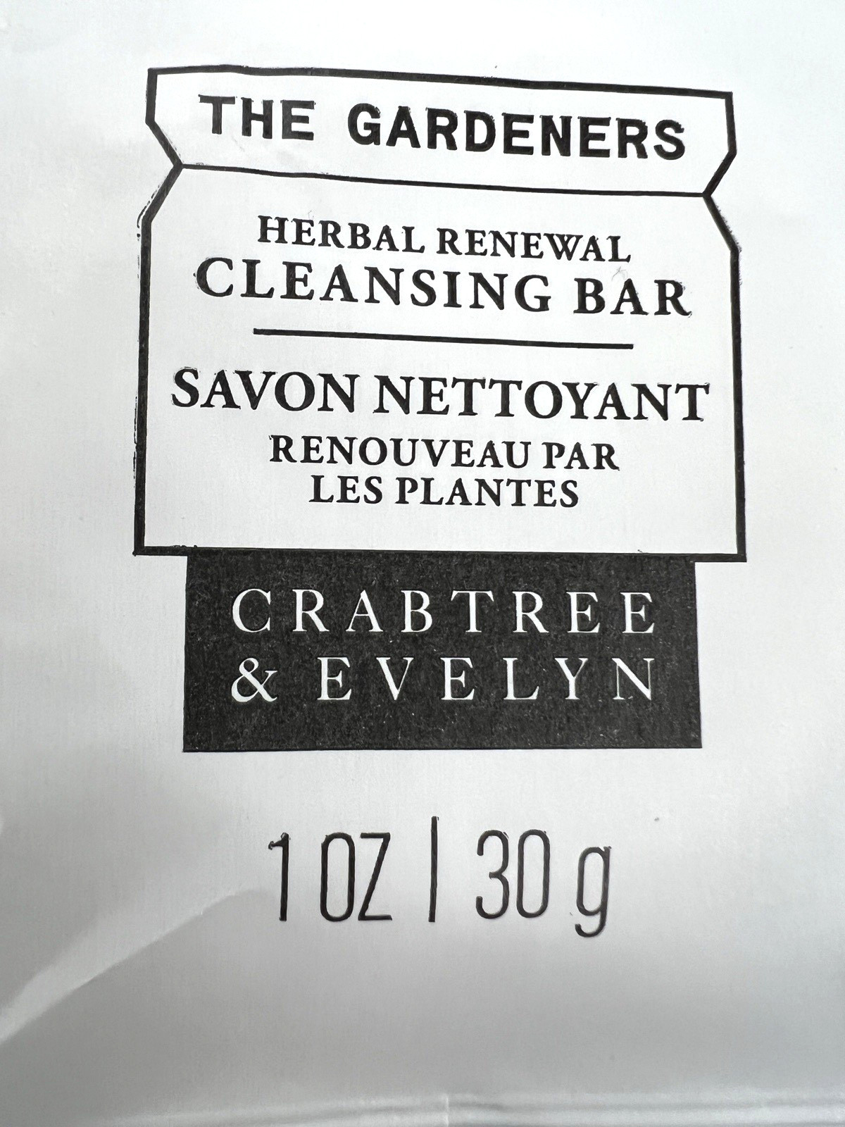100 Pcs The Gardeners CLEANSING BAR Soap Crabtree & Evelyn Herbal Renewal Travel