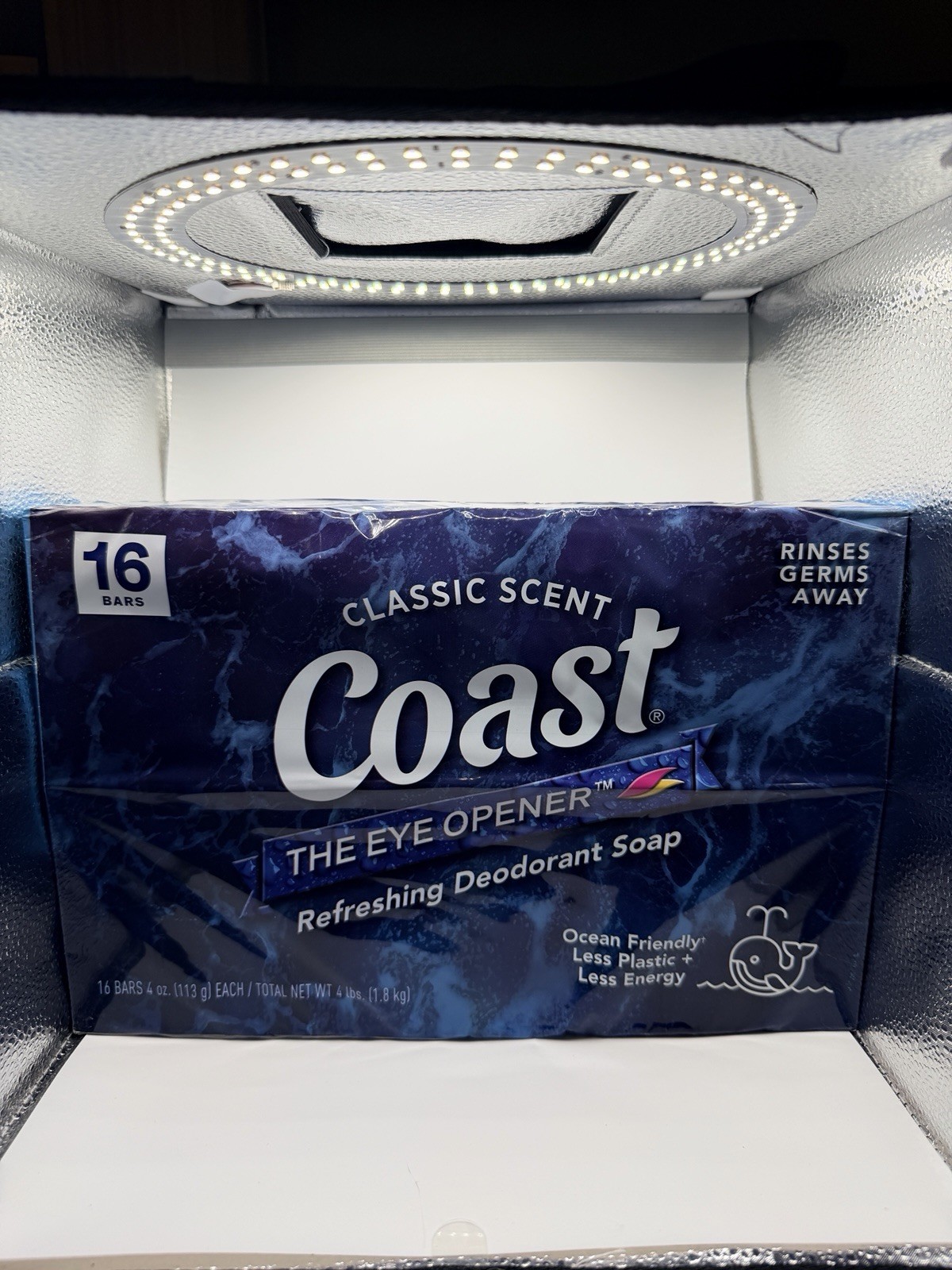 Coast® Classic Original Scent Refreshing Deodorant Soap 16 Bar 4oz Antibacterial